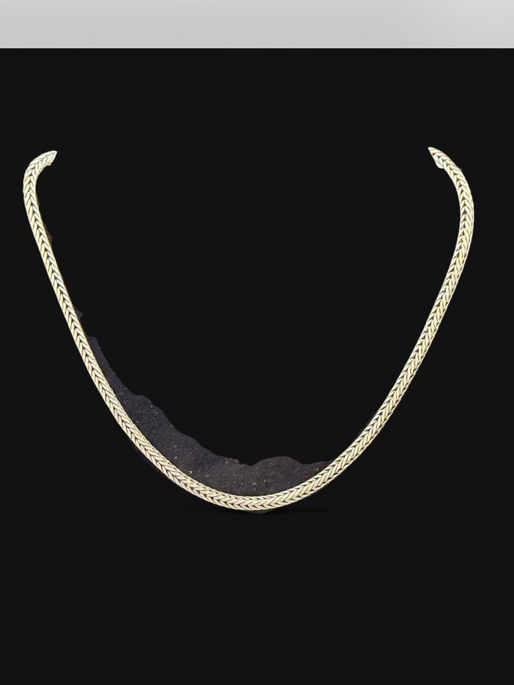 Bali style Sterling Silver woven Necklace